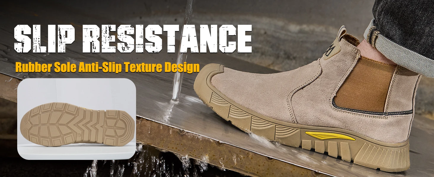 Fabrikqualität Herren-Sicherheitsschuhe Komfortable Herren-Arbeitsschuhe Unzerstörbare Durchstichsichere Leichte Outdoor-Arbeitsstiefel – Detail 7