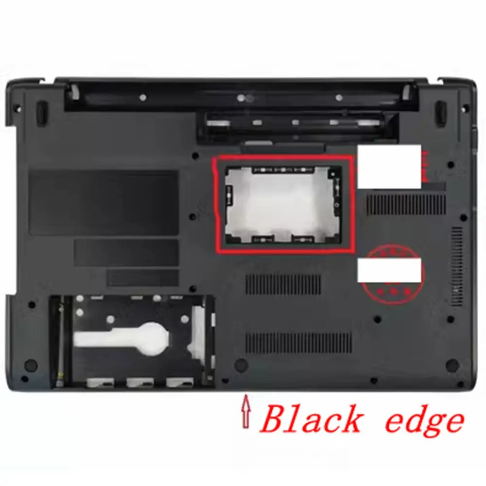 جديد الأصلي الكمبيوتر المحمول أسفل قاعدة غطاء لسوني سوني SVE15 SVE151G13V J11V SVE1512Q1EW SCW151D11M الأبيض حافة حافظة سوداء قذيفة