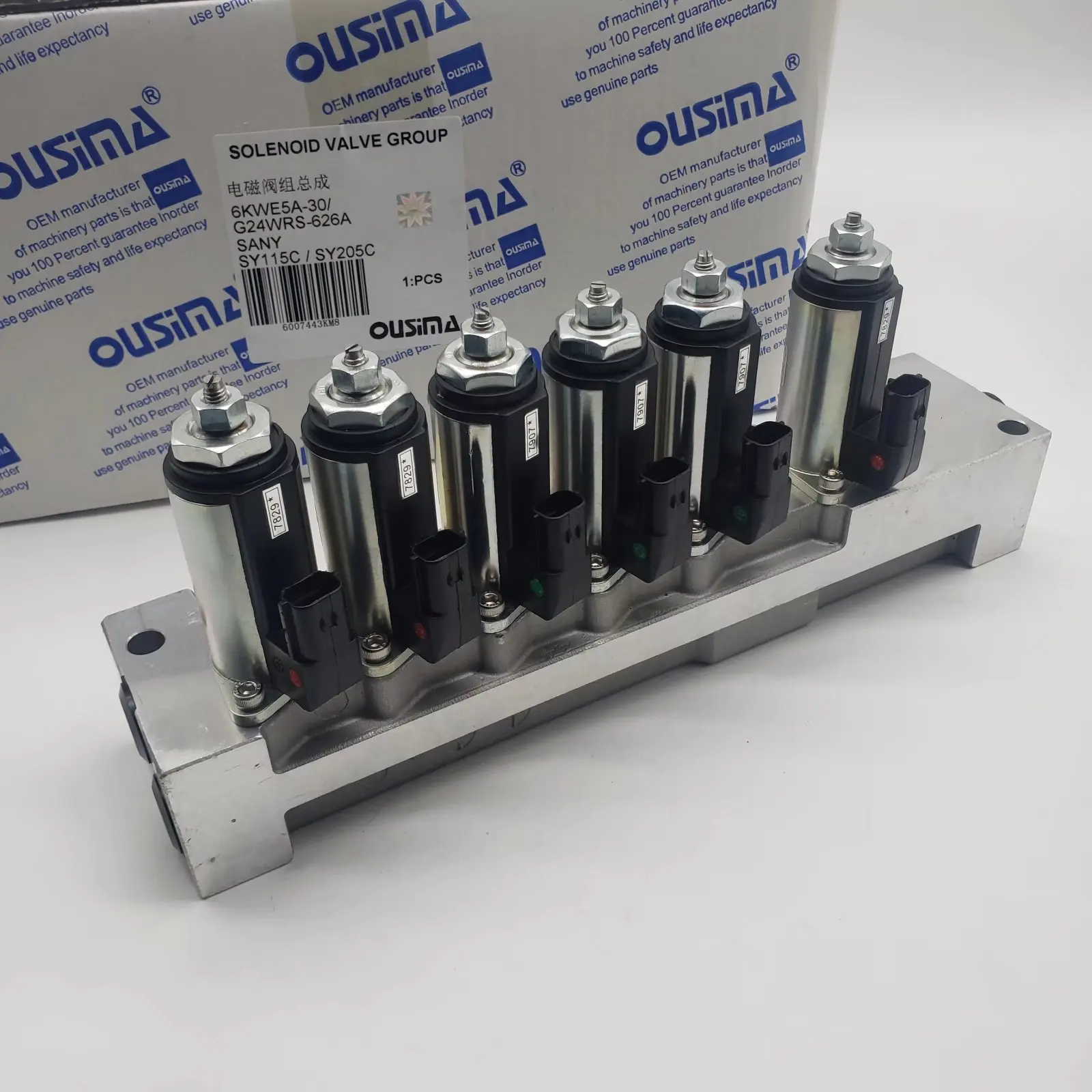 

Группа электромагнитных клапанов OUSIMA 6KWE5A-30 G24WRS-626A для экскаваторов SANY SY115C/SY205C