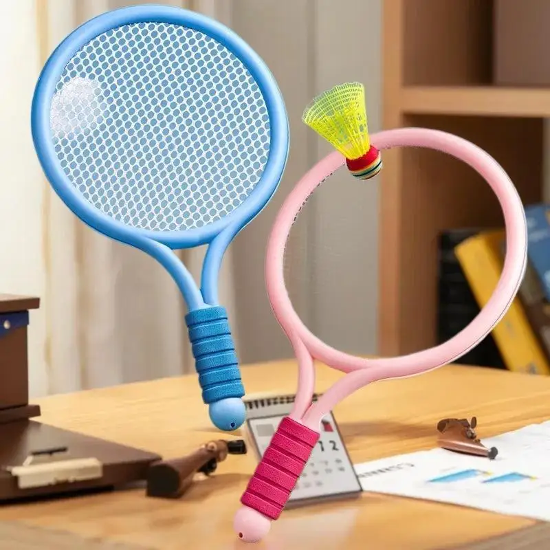 

Children's Tennis Badminton Rackets, 1 Set Lightweight Sport Toy for Parent Child Interaction