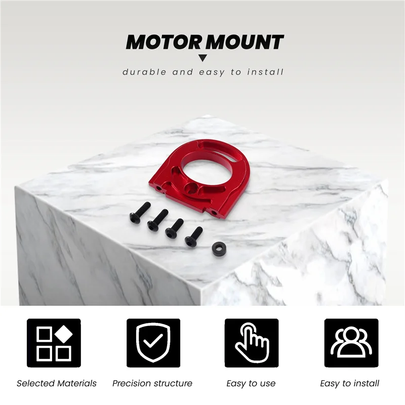 ABWE-Metalowe mocowanie silnika do Tamiya TT-02 TT02 1/10 RC Car Upgrade Parts