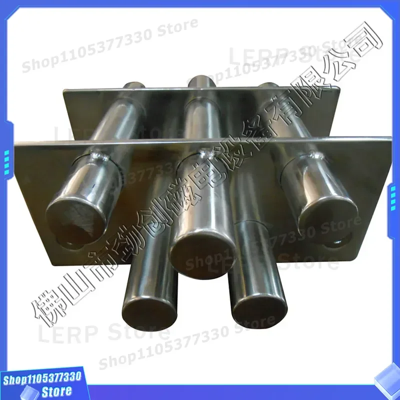 7 Tube Double Layer Magnetic Frame Strong Permanent Magnet Filter Industrial Liquid Separation High Efficiency Stainless