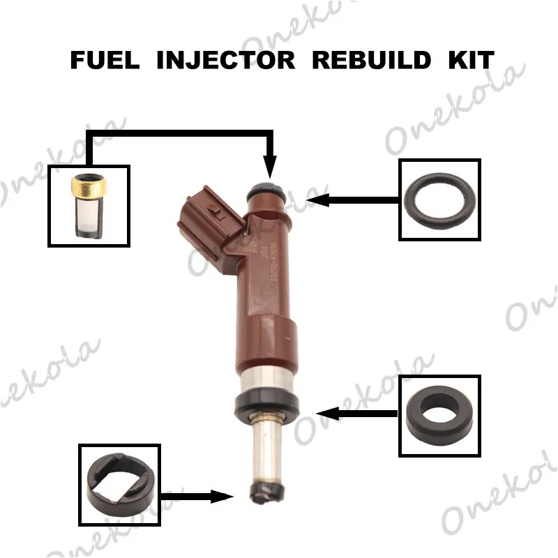 

Fuel Injector repair kit Orings Filters for Toyota Lexus NSP120 1NRFE 1.3L 23250-47030 23209-47030