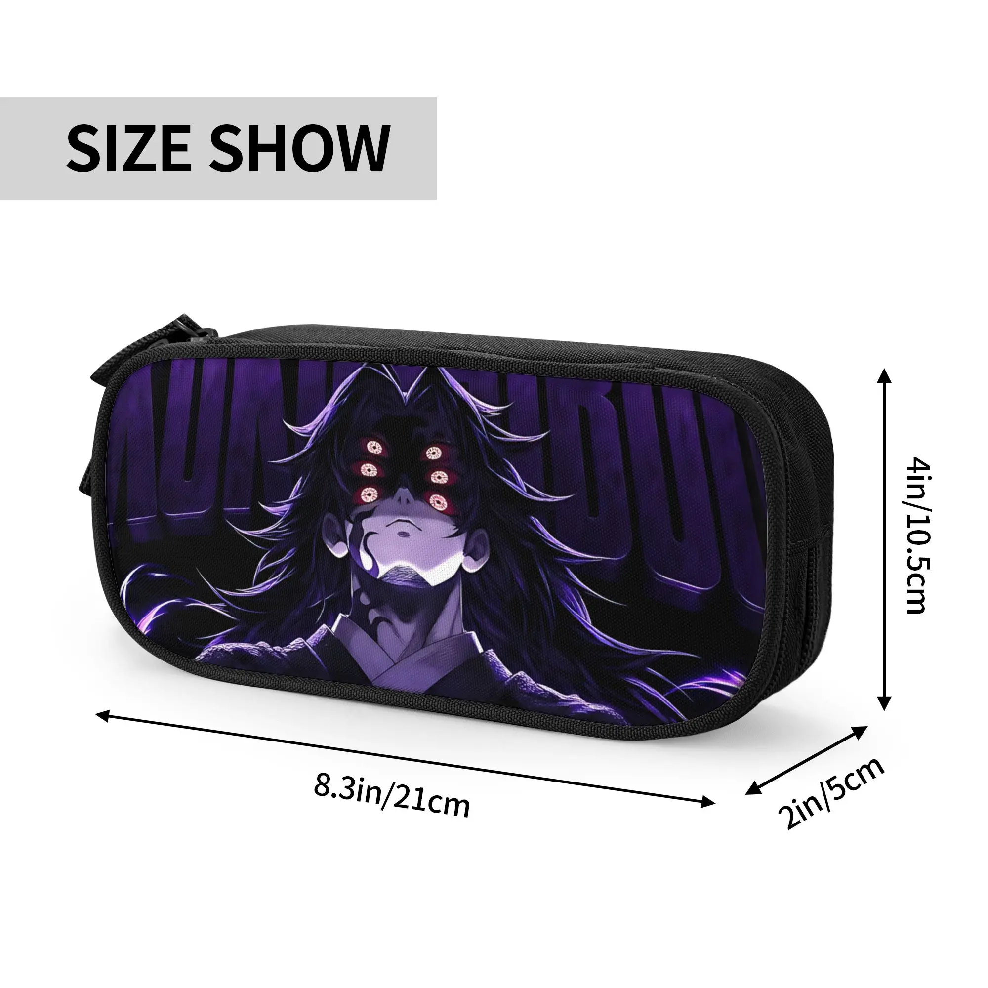 Custom Demon Slayer Large Capacity Bags for Child  School Pencil Bag for Boys Gilrs Kids