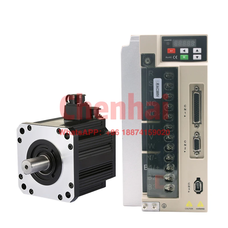 Siheng factory 200mm 53nm AC Servo Motor 11.1KW 2000RPM  380V Motor and Driver for wire stripping machine