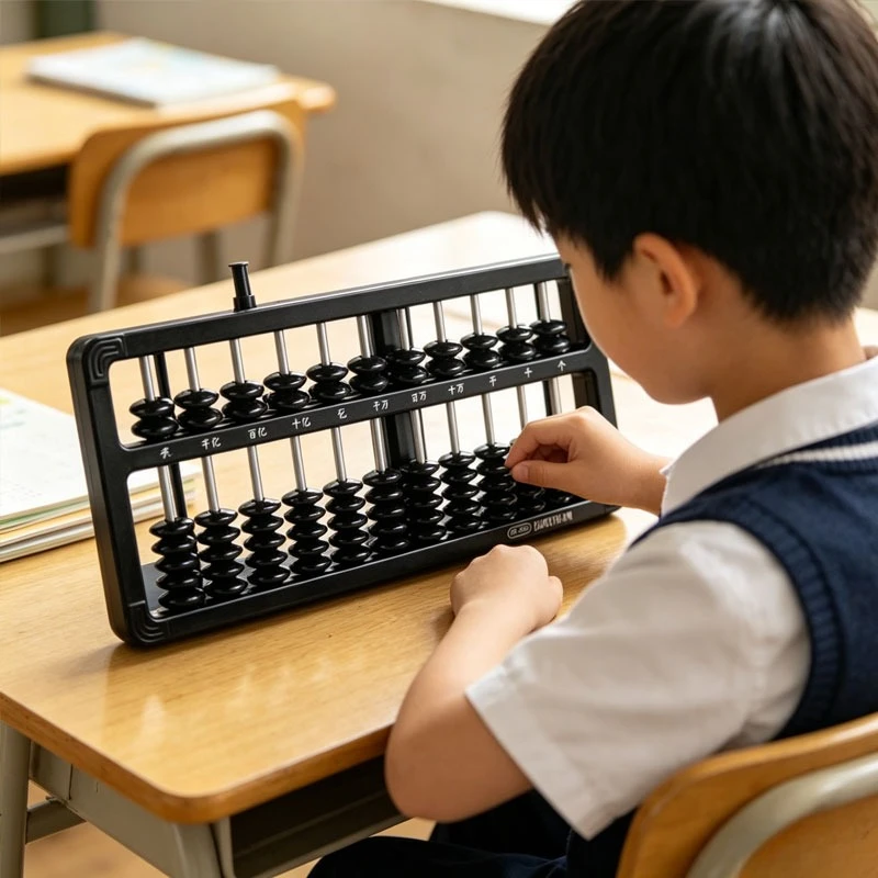 

Calculator Education Teaching Supplies Kid Counting Tools Student Thirteen Lines Seven-bead Mental Arithmetic Mathematics Abacus