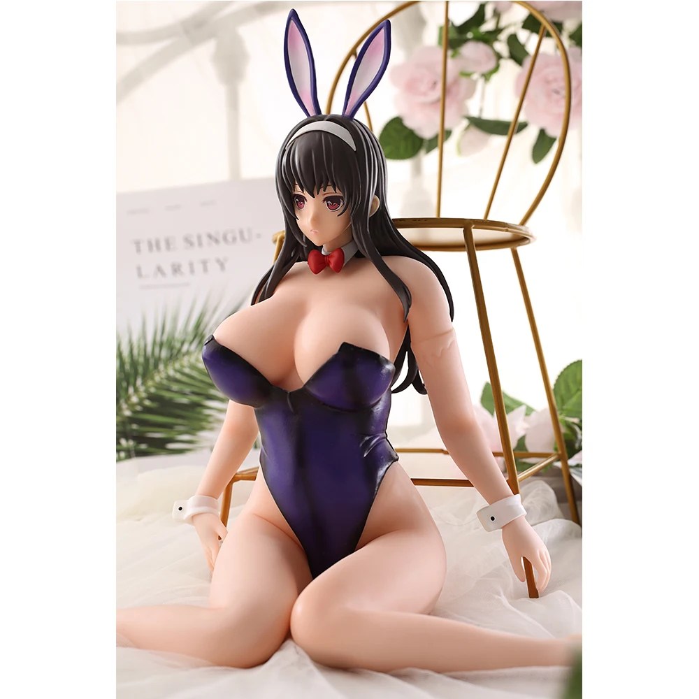 Anime Sex Doll Masturbation Thrusting Figure Sexy Bunny Girl Silicone Adult Toy Male Masturbator Realistic Vagina Pussy For Men