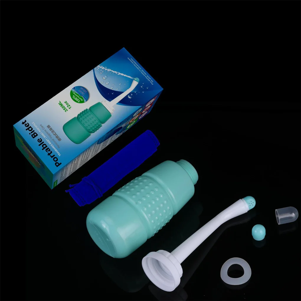 Portable Handheld Bidet Sprayer Wash Nozzle Shower Spray Bottle Toilet Hygiene Postpartum Menstruating Home Travel