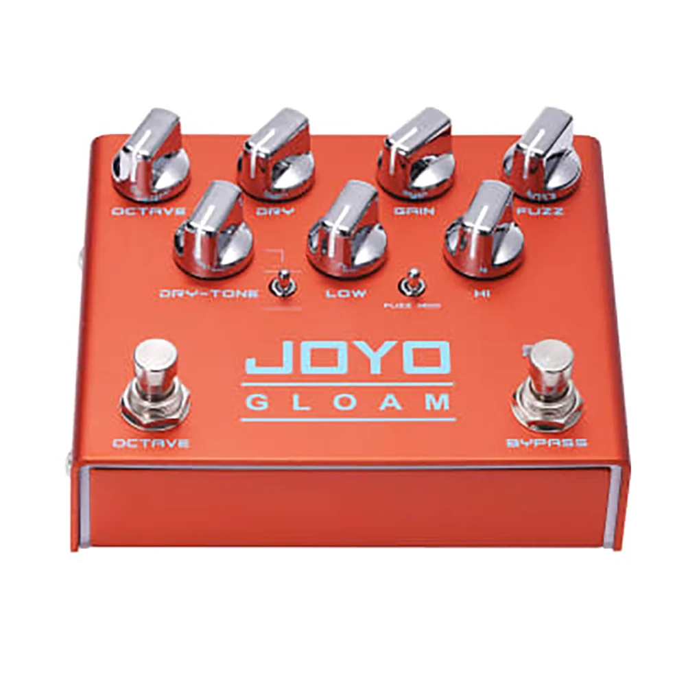 JOYO R-29 GLOAM Bass Effect Pedal Octave/Dry/Gain/Fuzz/Low/HI Effect Pedal Bypass Fuzz Mod Control Bass Player Accessories Parts