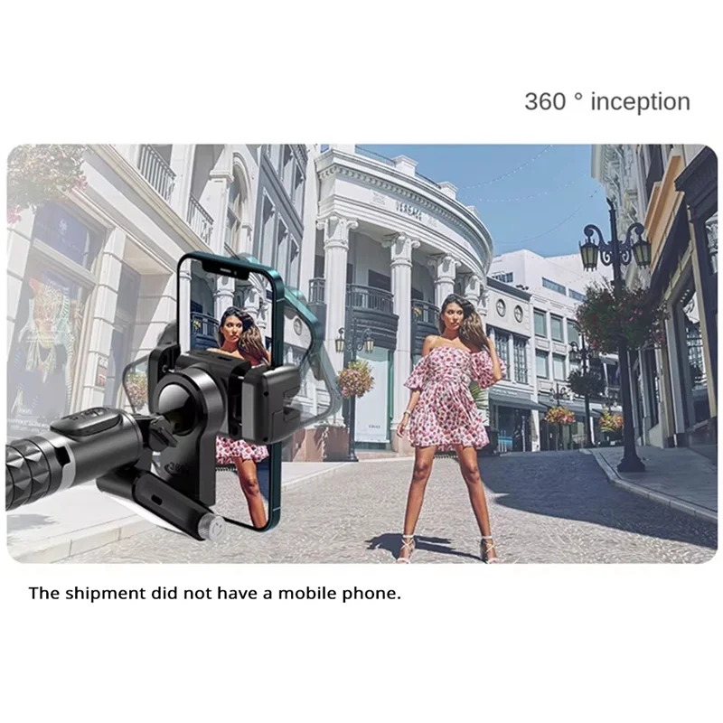 n01r-三脚スタンド-gopro-アクションカメラ用ワイヤレス折りたたみ自撮りスティックバランス安定した撮影スマートフォン用マイク付き