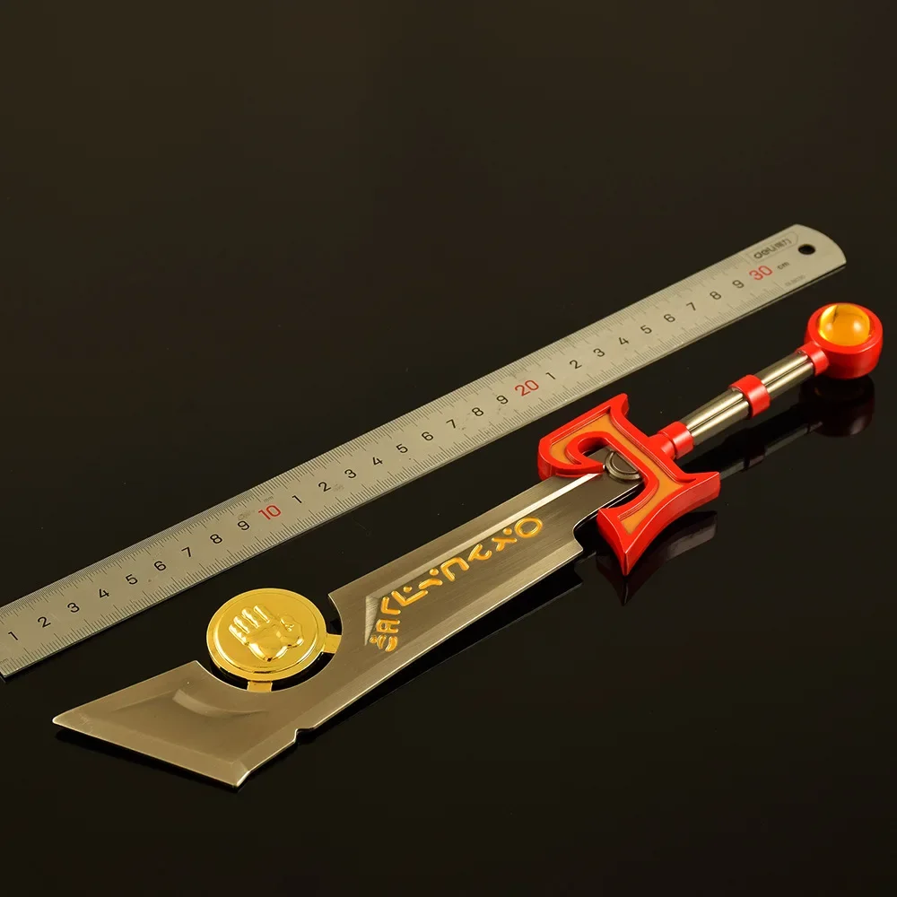 30 centimetri World of Warcraft Gioco Arma Ashbringer Periferico Spada In Metallo Modello Azione Desktop Ornamento Collezione Artigianato Regali Giocattoli