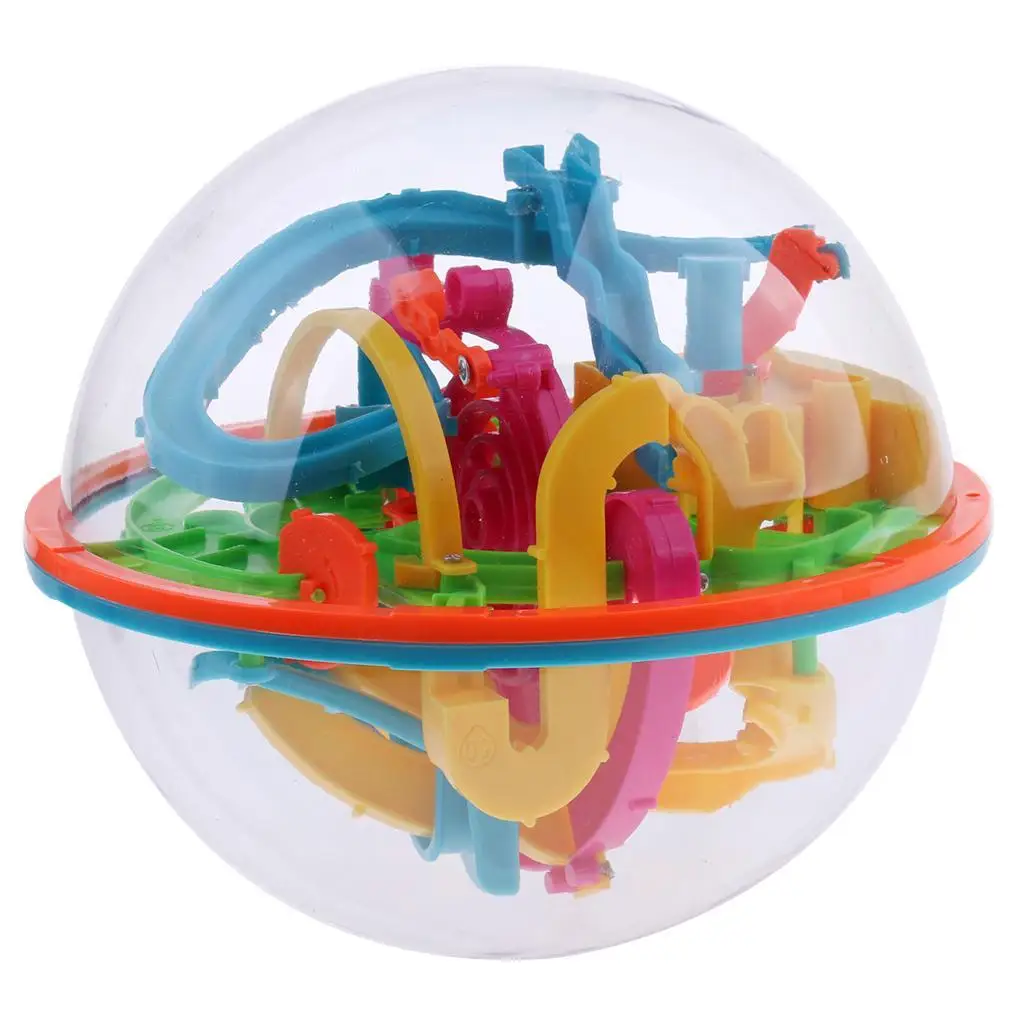 3D Ball Maze Logic Brain Teaser Toy Educational Puzzle Game for Children Practical Ability Exercise