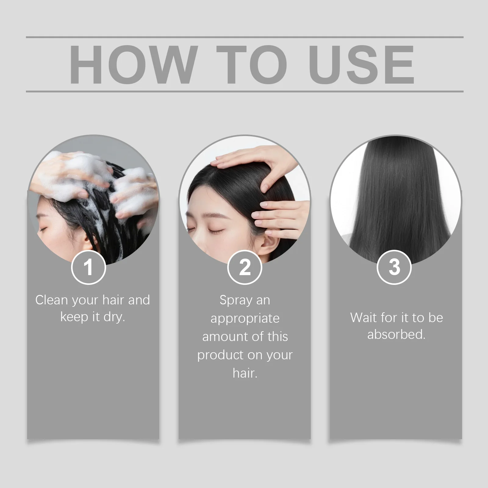 Spray de soin sans lavage des cheveux, élimine les frisottis, améliore la qualité, maintient la moelleuse, contrôle de l'huile, hydratation en profondeur, Spray hydratant pour cheveux