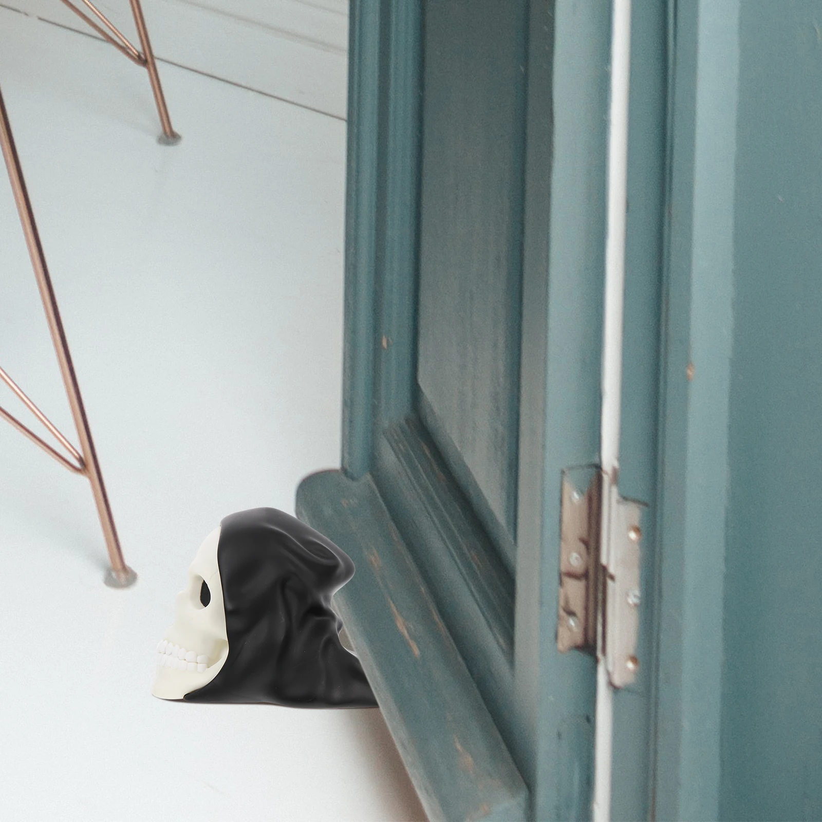 Creativo in PVC anti-collisione Design senza punzonatura Supporto in plastica flessibile Decorazioni per la sicurezza domestica Pratico cuneo Tappo per porta della stanza unico