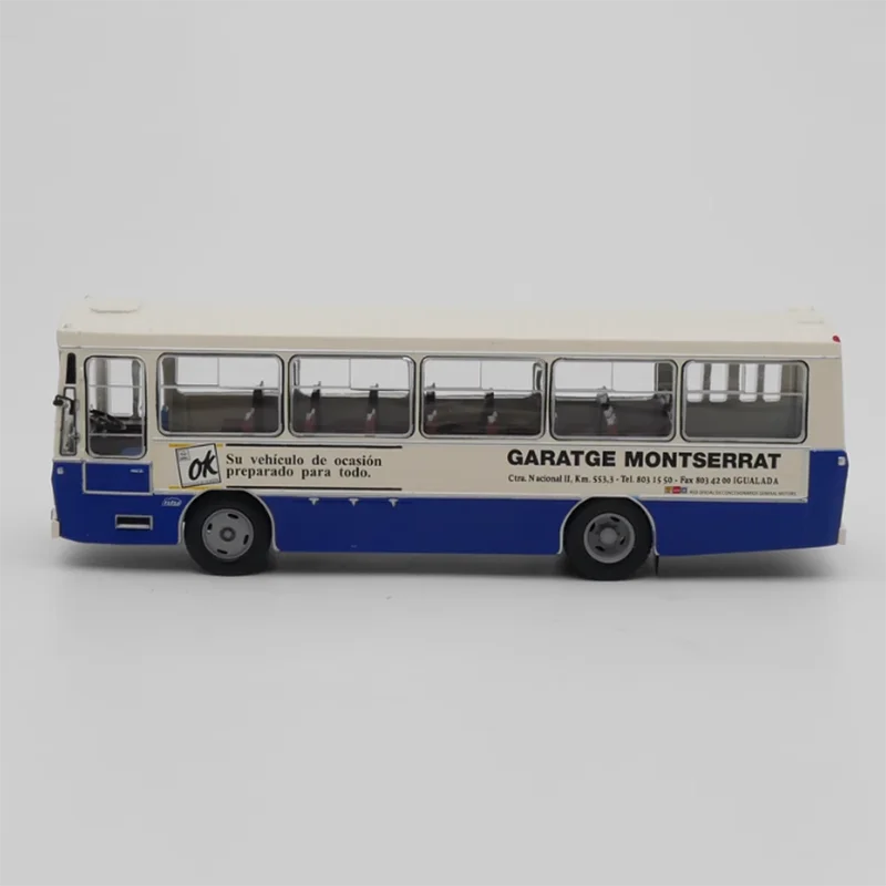 Diecast 1:43 Scale IXO 5062A Bus French Bus Alloy Vehine Model Finished Simulation Collection Gift Toys Display