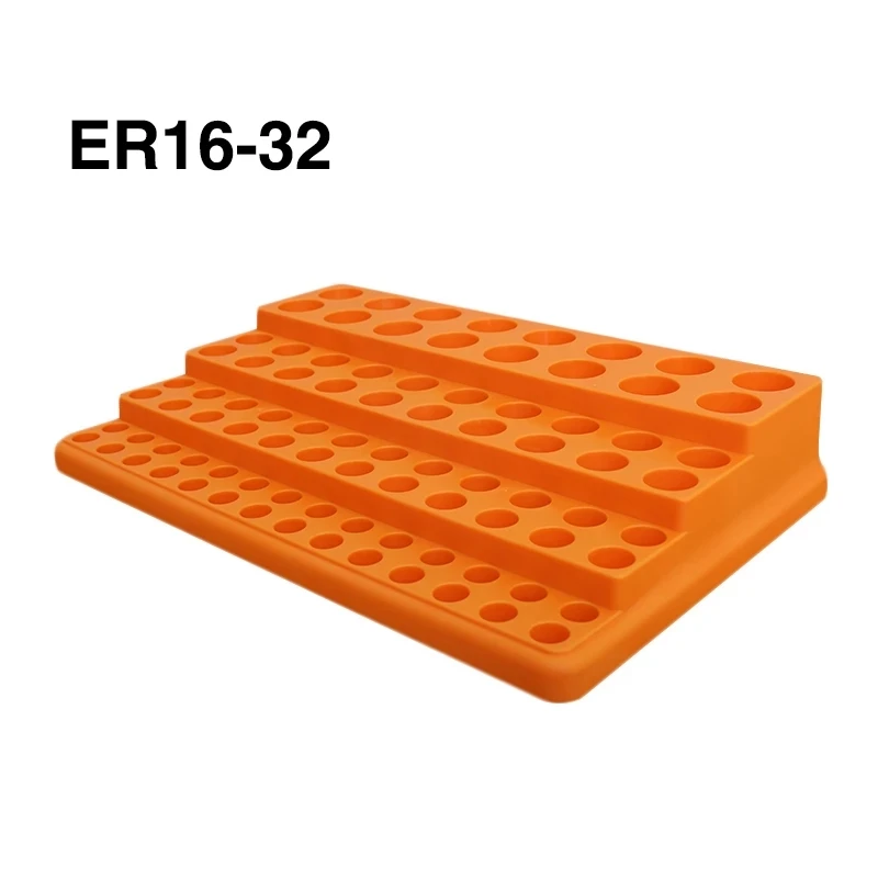 Imagem -06 - Caixa de Acabamento de Plástico Rígido para Usinagem Cnc ce Armazenamento de Pinça Fresadora Primavera Er11 Er16 Er20 Er25 Er32 1pc