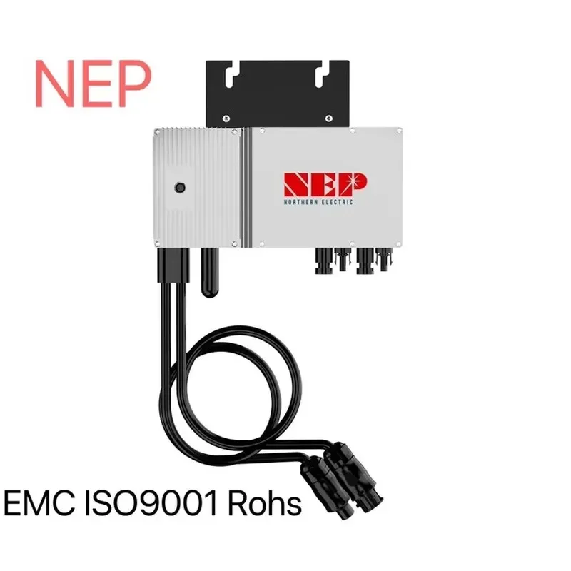 Hot Sale NEP EU US EMC Hot Sale Single Phase BDM-600 IP67 120V/240V 500 600W Wifi/PLC Solar Micro Inverter Household Grid view 2