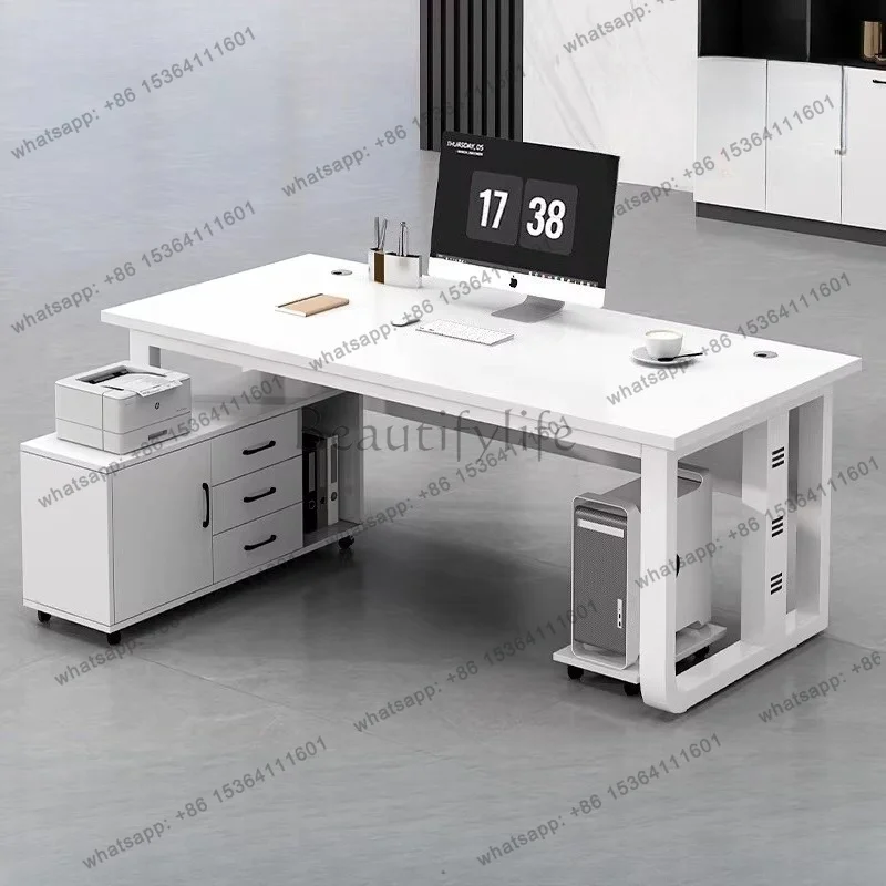 FG Modern minimalist single person workstation for staff room offices office desks and workstations Computer desk Room desks