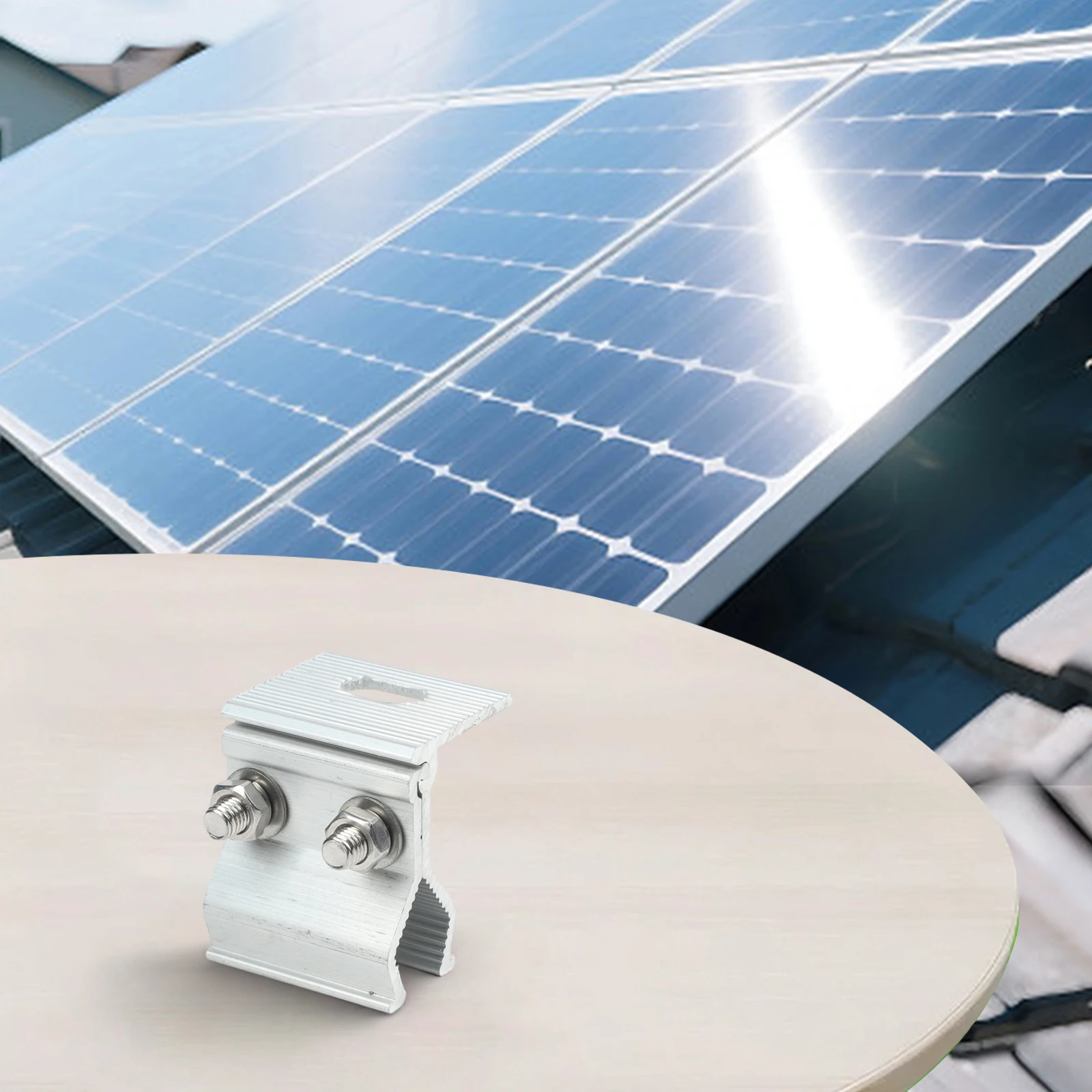 Reliable and easy installation of solar panels with these brackets 14Pcs Solar Panel Bracket Fixing Clamp Mounting Bracket