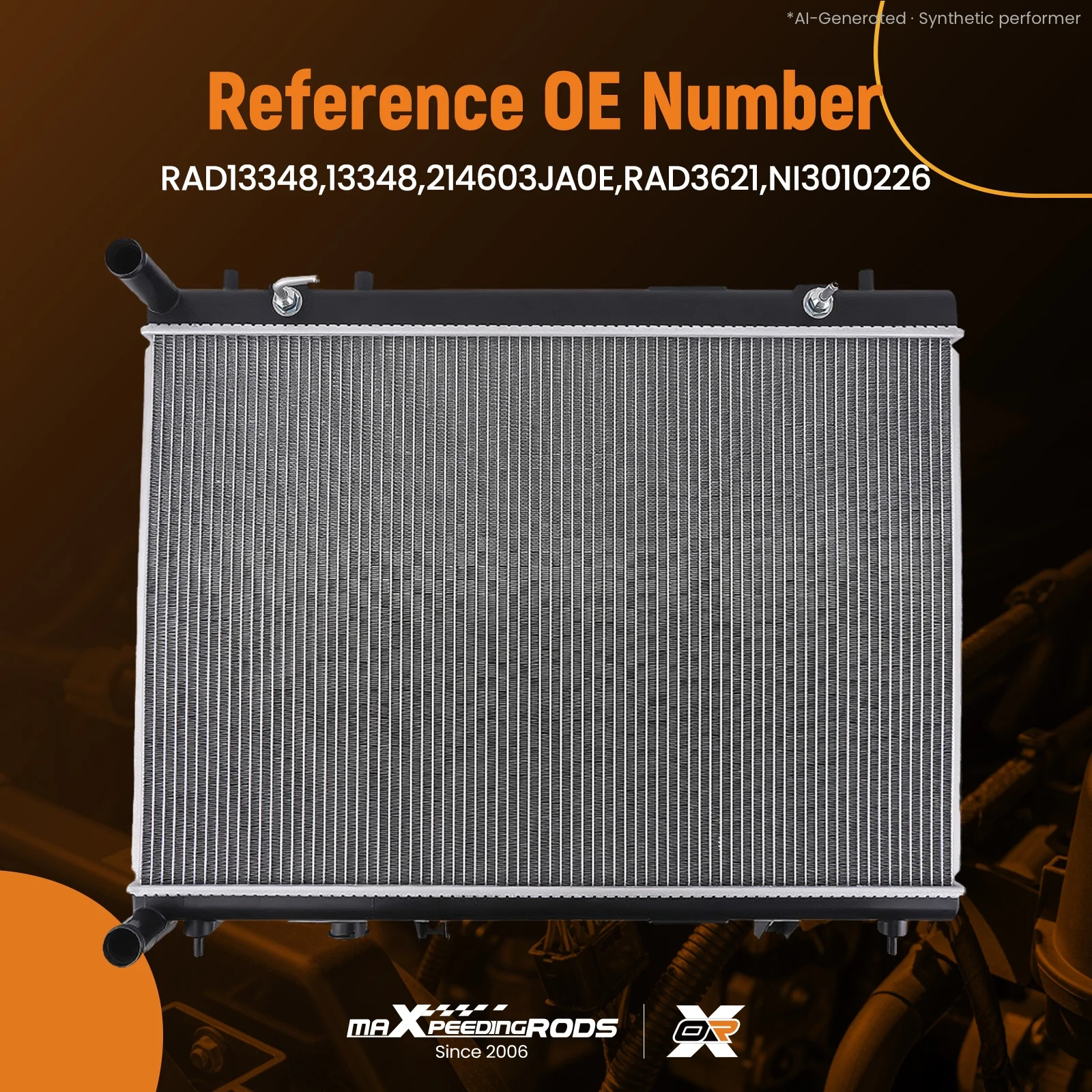 Aluminum Radiator for Infiniti QX60 for Nissan Pathfinder 2013-20 214603JA0E CSF3621