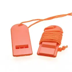 Outdoor Survival Flat Safety Whistle, Camping, Caminhadas, Resgate, Emergência, 1Pc, 10Pcs