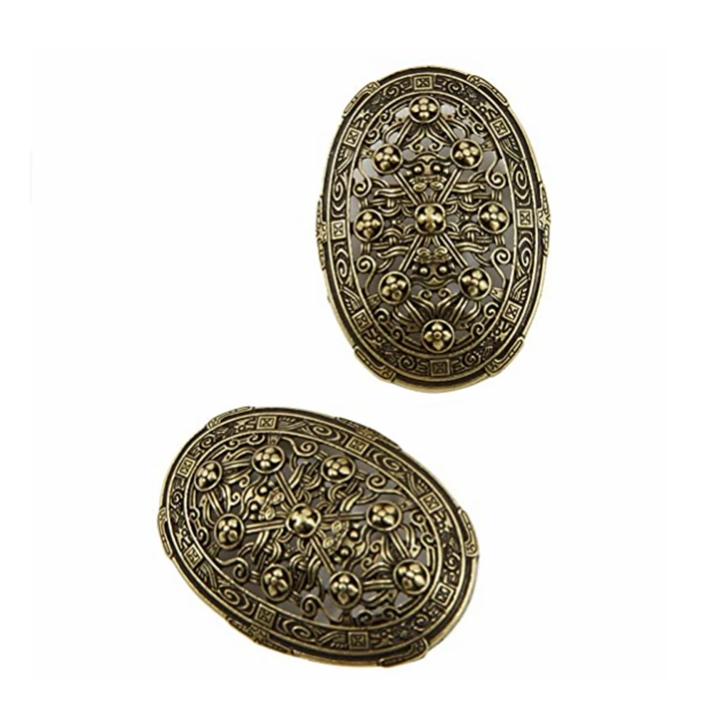 바이킹 거북이 브로치 남자 여자 중세 해적 코스프레 액세서리 노르웨이 핀 2 개/대
