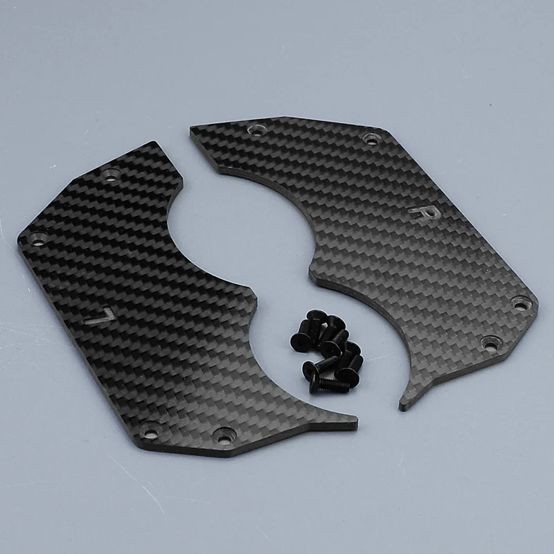 Suspension Carbon Fiber Wheel Covers Plate for 1/7 ARRMA RC FELONY 6S Street Bash All-road Muscle Car