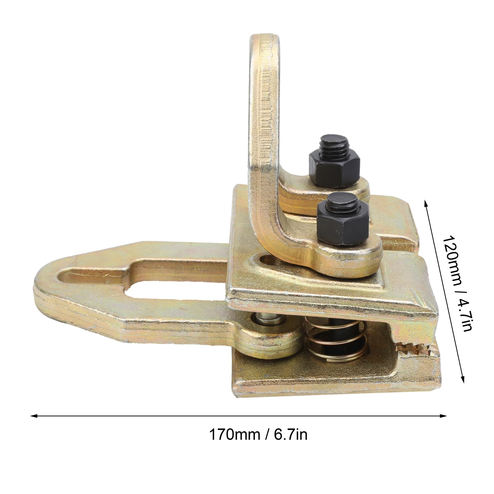 Automotive Body Clamp Puller Sheet Metal Right Angle Universal Collision Panel Beating Tool Carbon Steel Automotive Body Clamp