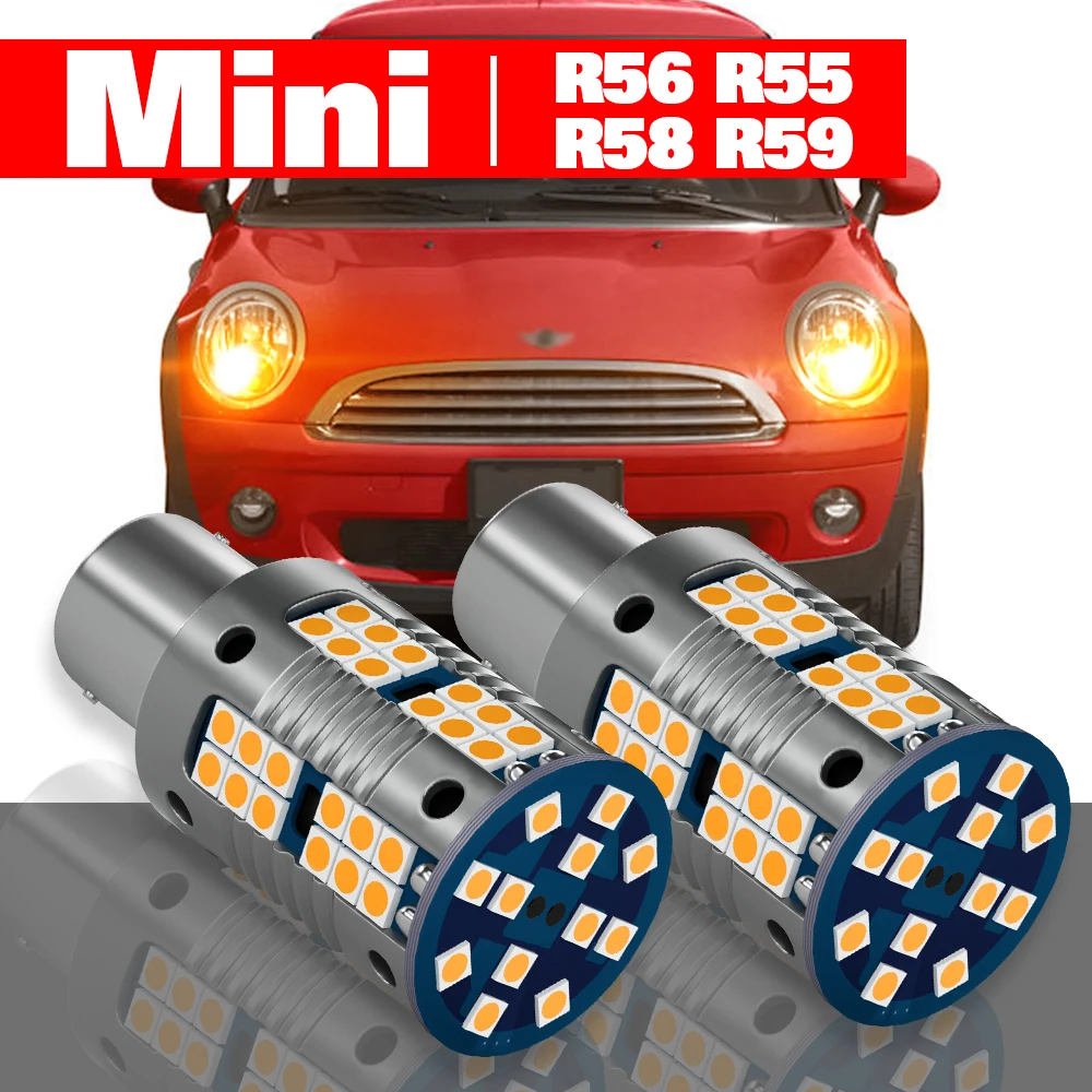 

For Mini R56 Clubman R55 Coupe R58 Roadster R59 2006-2015 2pcs LED Turn Signal Light Accessories 2009 2010 2011 2012 2013 2014