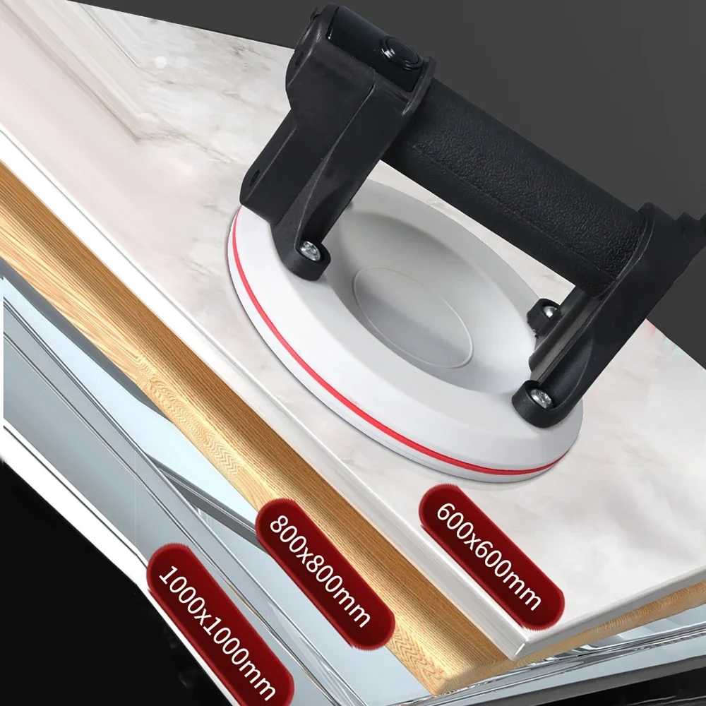 Elektryczna przyssawka o udźwigu 200 kg, 6 cali, z wbudowaną baterią litową 2000 mAh, mocna przyssawka do podnoszenia płytek i szkła, narzędzia do transportu.