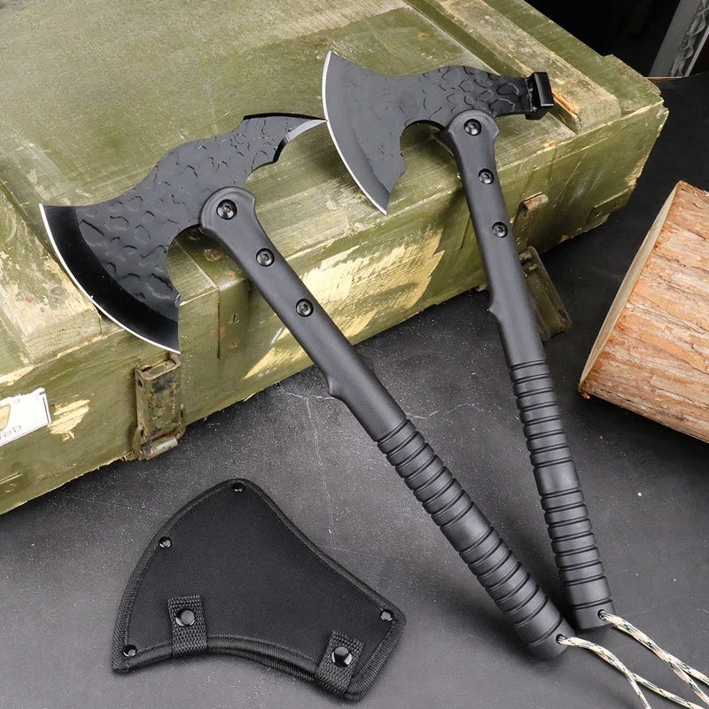 Outdoor Portable Multifunctional Self-defense Tactical Axe Outdoor Vehicle Mounted Firefighting Axe