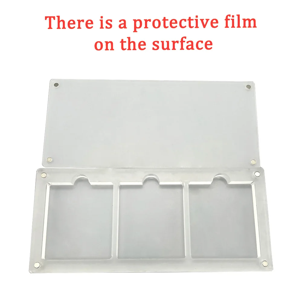 1/3/4 сетка для Gameboy Color GBC GB, прозрачная коробка для хранения игровых карт, акриловая коробка для дисплея с магнитной крышкой