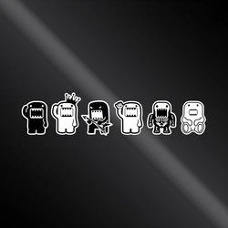 JDM DOMO Jun Cartoon Modified Car accessories Stickers Reflective Personality  Bumper  Scratches  Motorcycle   Creative Decal