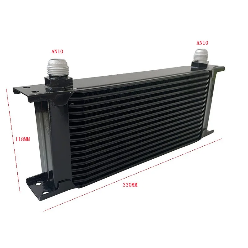13/16/19/25Rows Oil Cooler British Type Car Engine AN10 Cooling Radiator Replacement Universal Cooler Aluminum