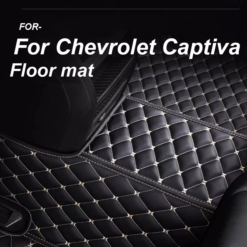 

LUXURY Car Floor Mats For Chevrolet Captiva CN202S 2019 2020 2021 2022 5saet Waterproof Tapetes Para Automovil Car Accessories