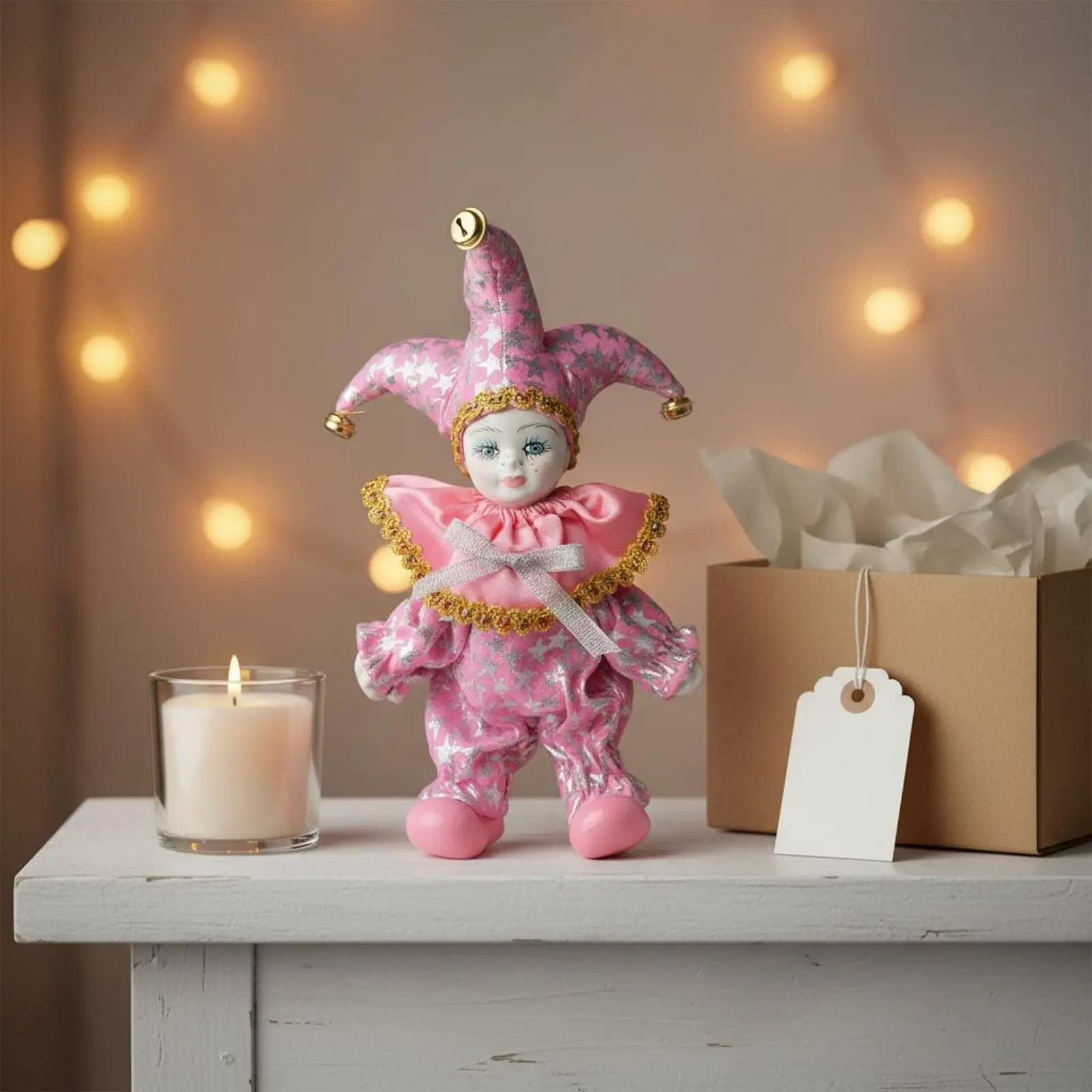 Amor Love Cherub Doll Brocade Textile Clothing Collectible Amor Doll House Decoration Handmade Posable Limbs for Girls view 4