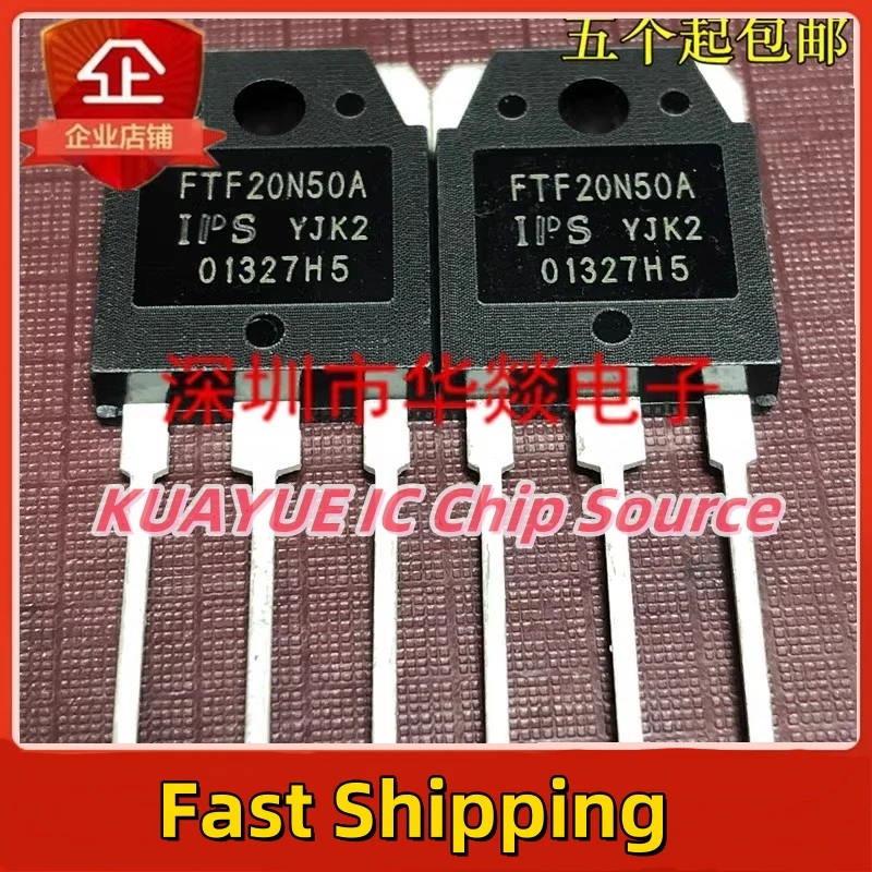 

10PCS-30PCS FTF20N50A TO-3P Quality Fast Shipping In Stock