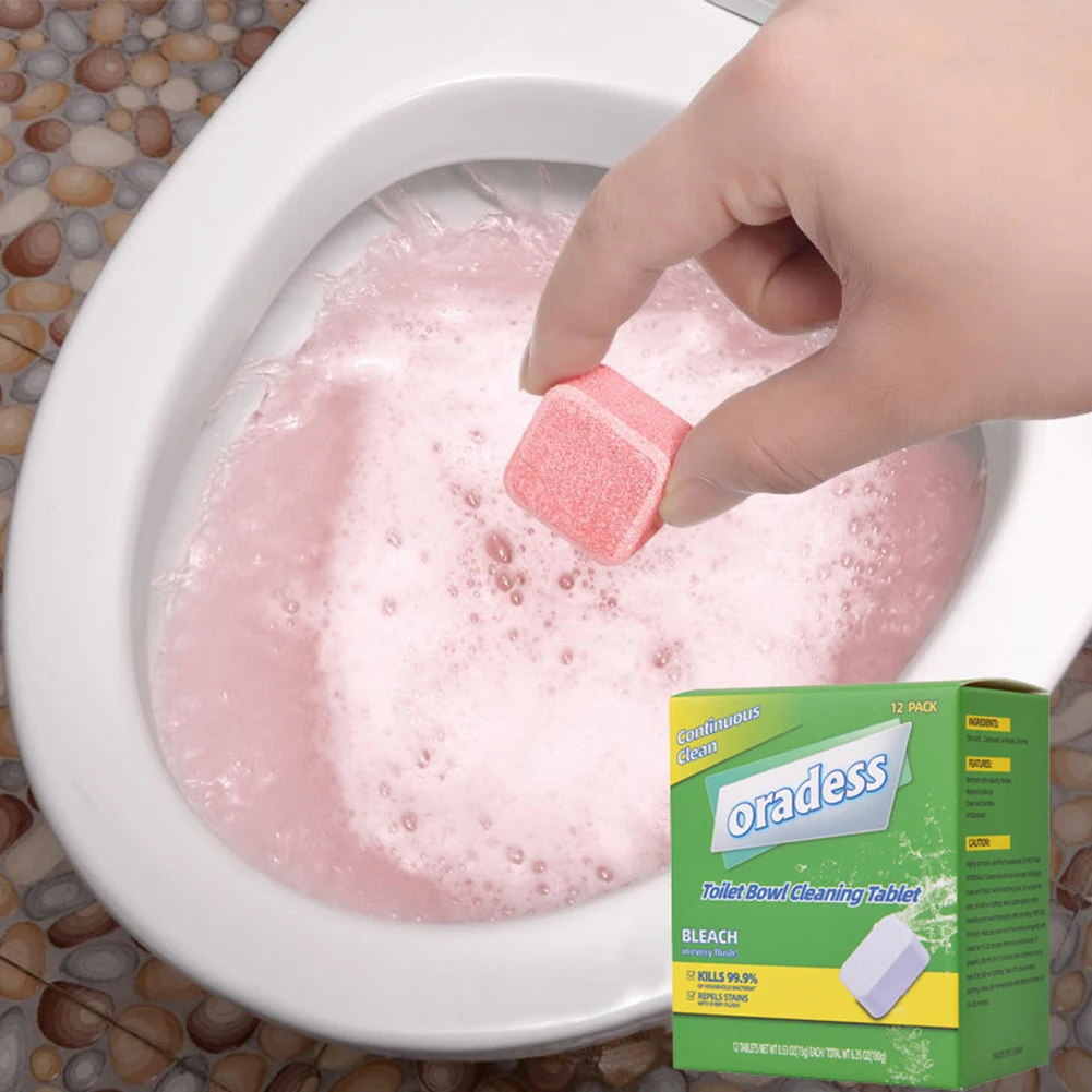 Bathroom Fresheners Effervescent Tablets Powerful Quickly Removing Dirt Tabs For Removing Urine Scale