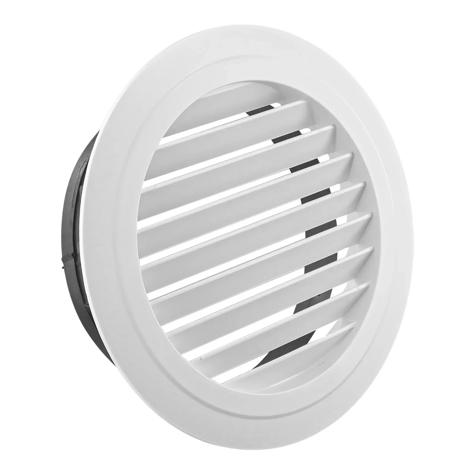 Rejilla de rejilla de ventilación redonda, cubierta de salida, conducto de ventilación de escape ajustable, rejillas de ventilación ABS, cubierta de