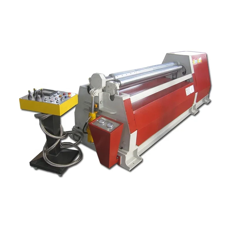 YG Plate Rolling Machine 4 Roller Automatic Electronic Sheet Metal Hydraulic Small Plate Cone Roll Rolling Bending Machine Price