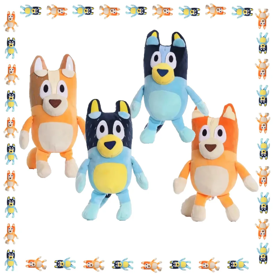 

HOt 20CM Anime Bluey Dog Bingo Family Plush Toy Cartoon Dog Soft Stuffed Animals Dolls Birthday Xmas Gift Family Blue-Y Bingo!