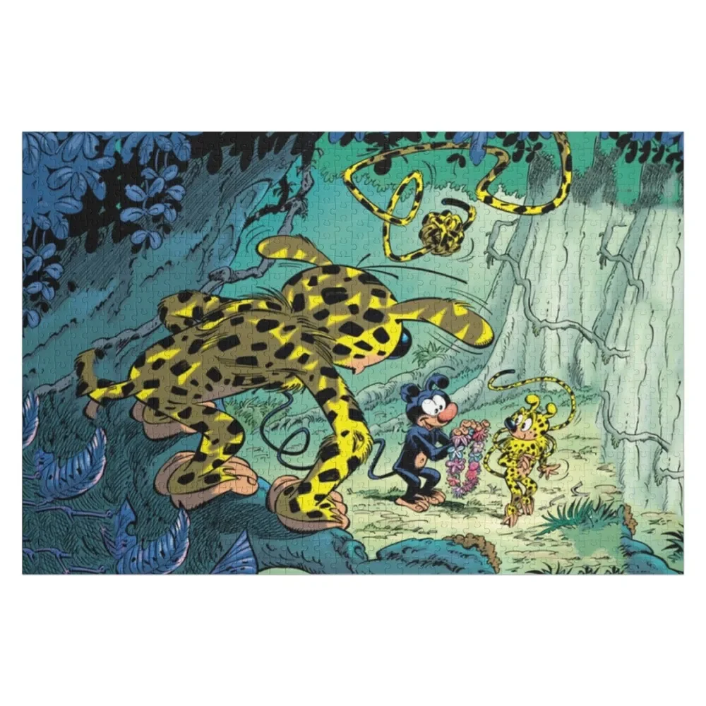 

Marsupilami spying on girlfriend Jigsaw Puzzle Picture Personalized Kids Gifts Puzzle