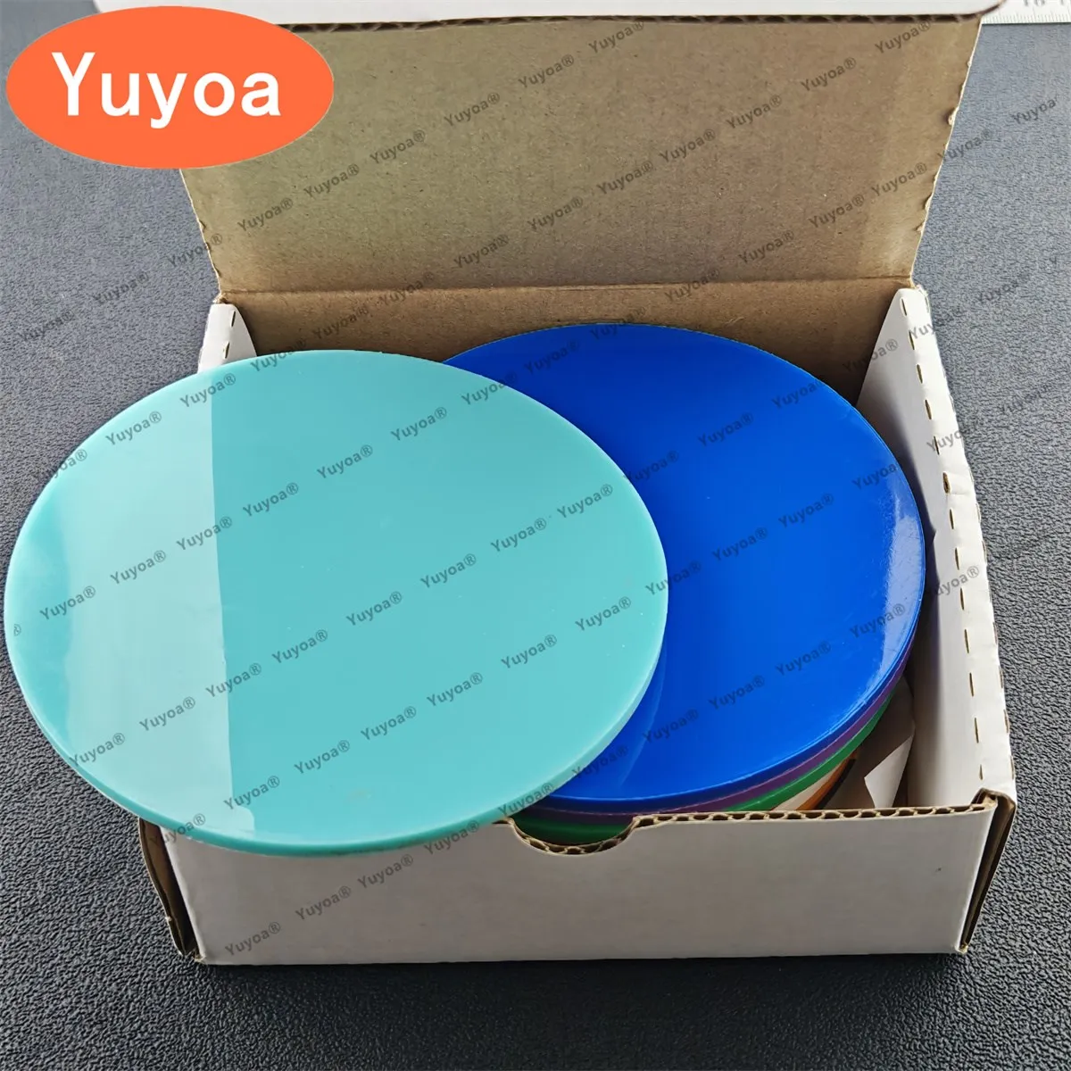 10pcs Sports MouthGuard Dental Vacuum Forming Sheets D125mm/120mm Thickness 4mm Round  Thermoforming EVA Mouth Guard