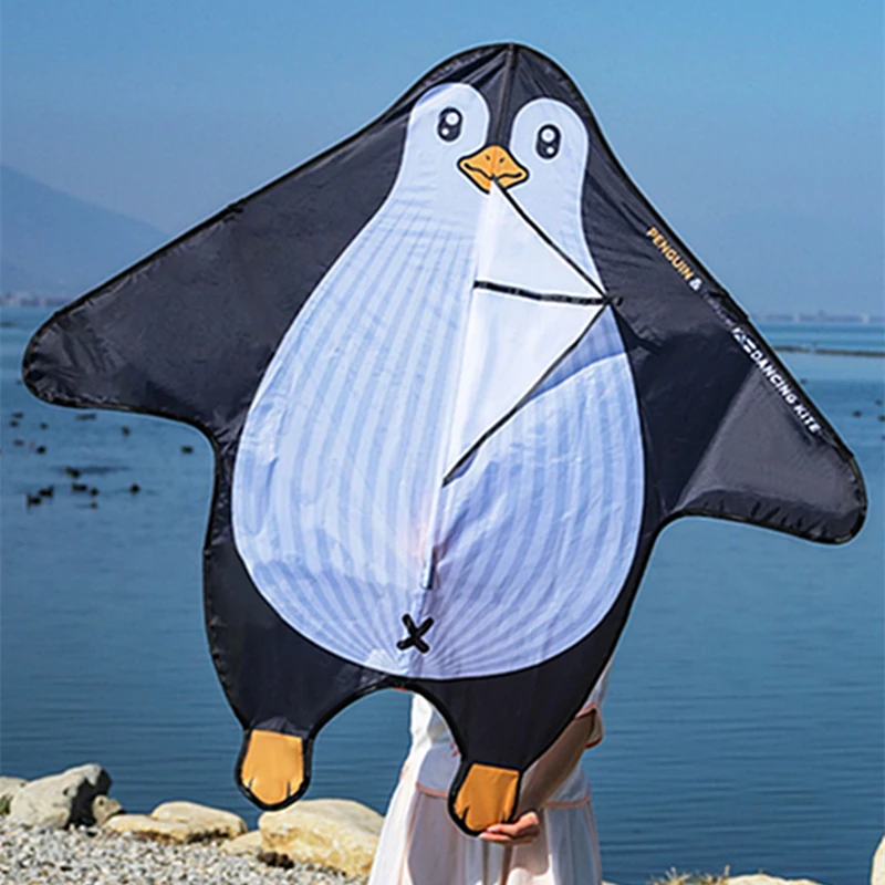 free shipping cartoon penguin panda kite toys for boys big wind kite outdoor games Kite flying windsock kites professional