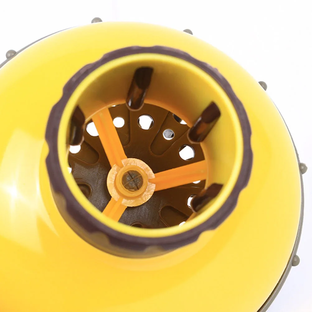 أداة مجفف الشعر العالمية القابلة للدوران الحراري، أداة تصفيف بلاستيكية مقاومة للاستخدام المنزلي في الصالونات باللون الأصفر