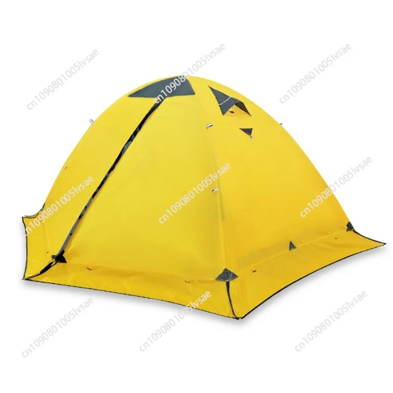 Tent canopy 2-in-1 outdoor hiking rainproof and warm aluminum pole double-layer camping tent outdoor 3-4 people