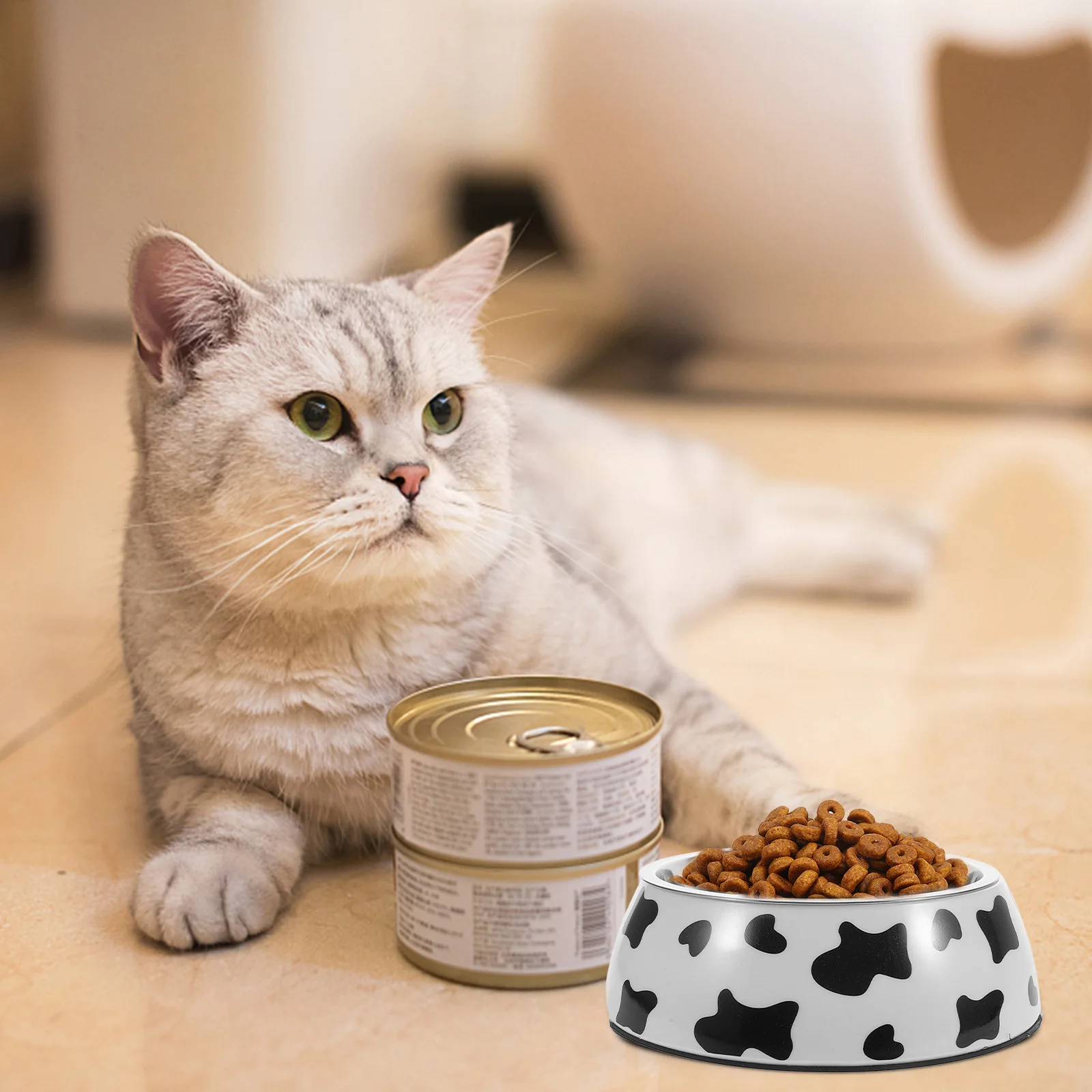 2 في 1 وعاء كلب من الفولاذ المقاوم للصدأ وحدة تغذية طعام مزدوجة قاعدة غير قابلة للانزلاق وعاء طعام مائي للحيوانات الأليفة للكلاب والقطط وحدة تغذية كلب مزدوجة