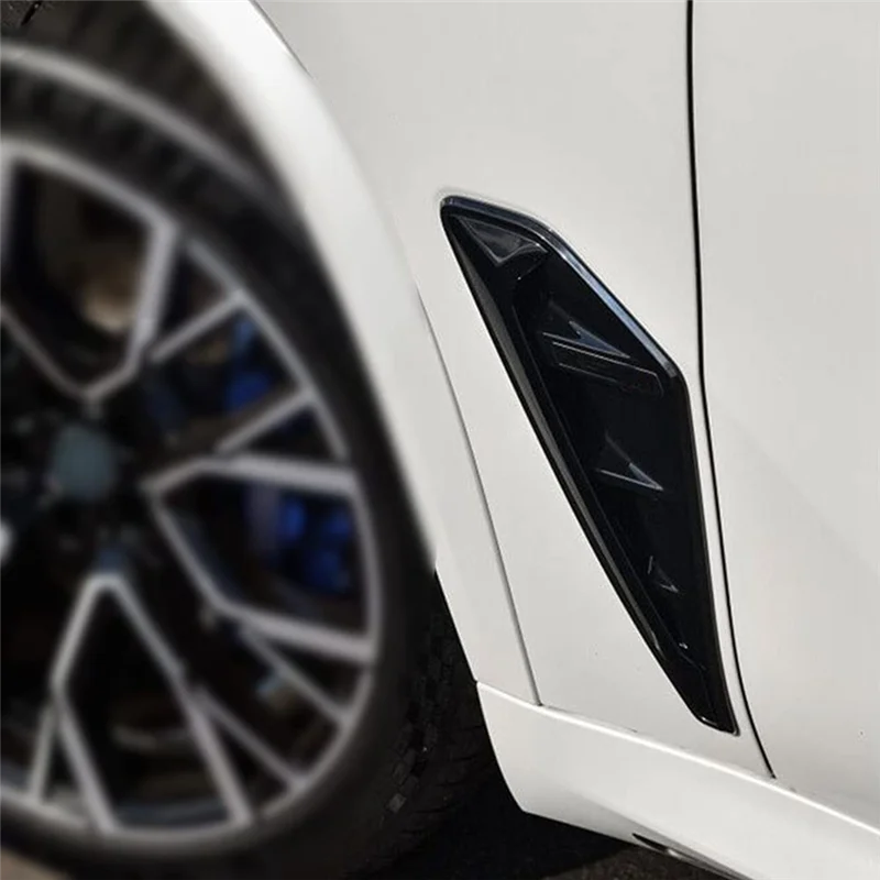 

Прочная накладка на боковую крышку воздуховыпускного отверстия автомобиля Shark Gill для BMW X5 G05 X5L 2019-2023, аксессуары