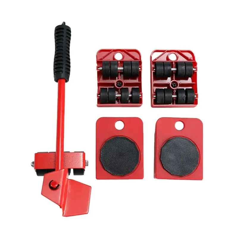 

【NOW SAVE】For Effortless Lifting& Moving Furniture Mover Set-5Pcs Multipurpose Roller Sliders Hardwood Floor Protectors
