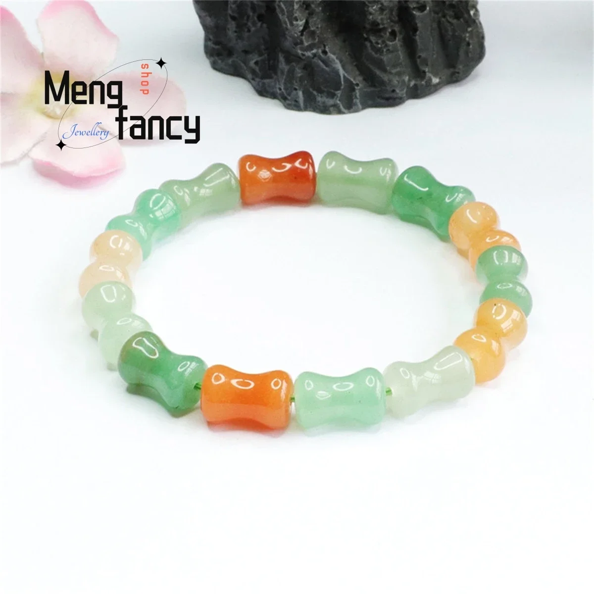 

Natural Dongling Old Type Yuzhu Jie Lu Tong Duobao Bracelet Simple Personalized Fashion Versatile Exquisite Best Selling Jewelry